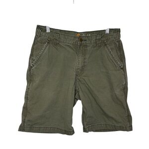 Carhartt Men's Green Relaxed Fit Work Shorts Size 32